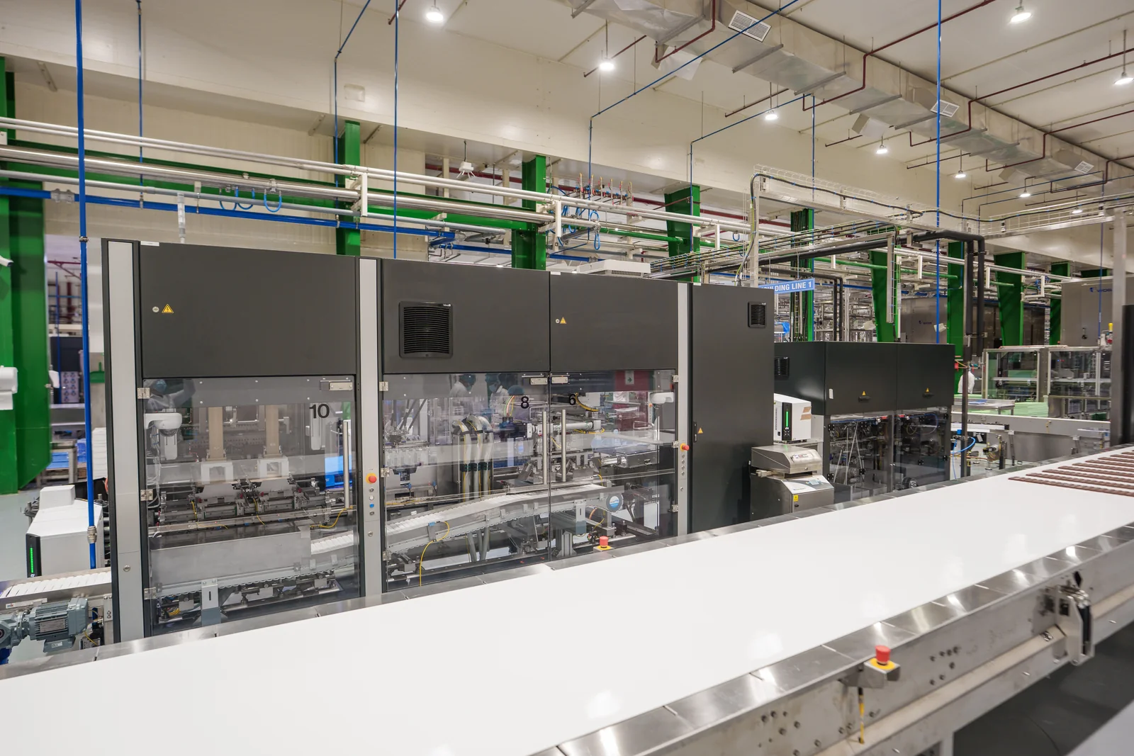 Chocolate production lines inside Katrina’s Dubai factory