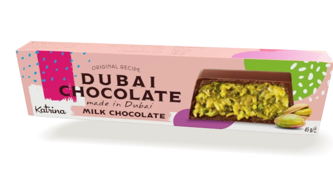 Katrina Milk Chocolate packaging